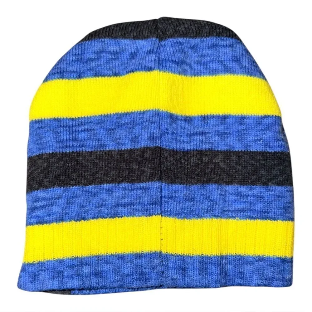 Paw Patrol Beanie Knit Hat Nickelodeon Pups To The Rescue Striped 2T-5T EUC